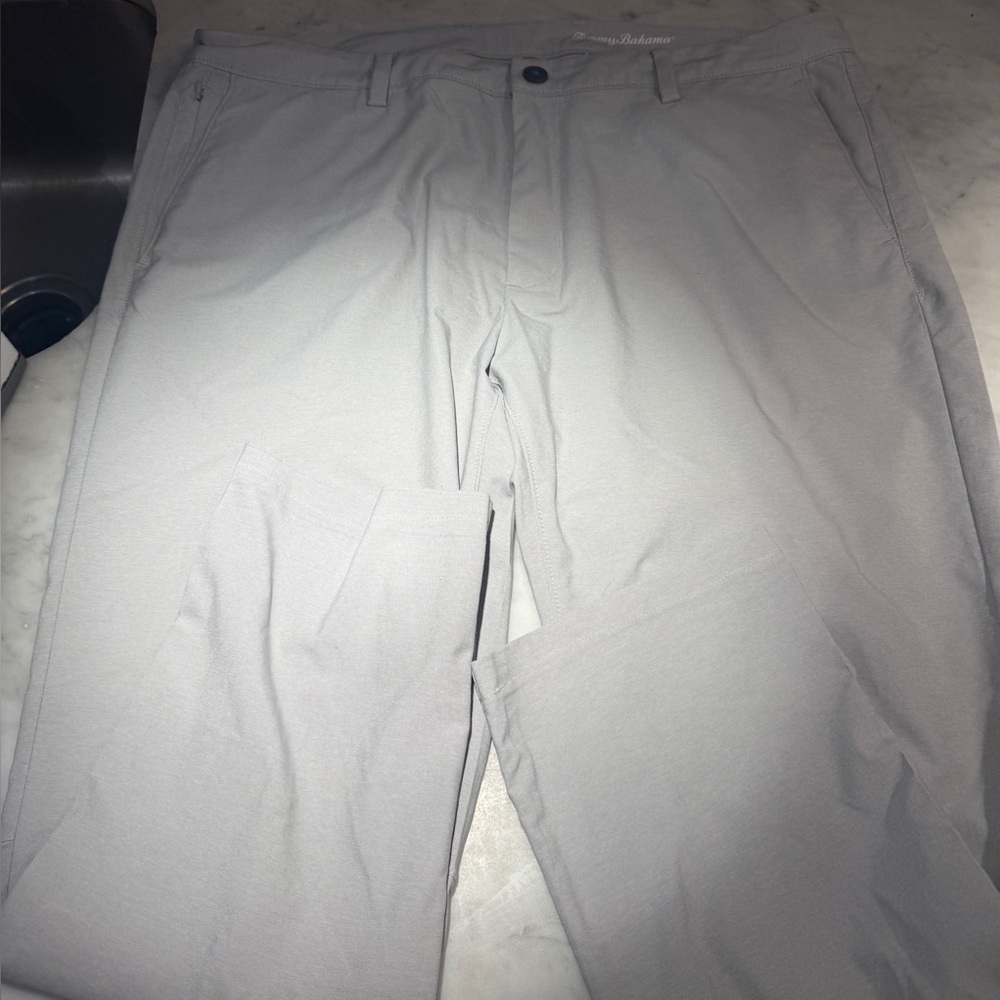 Tommy Bahama Soft Gray Chinos 38